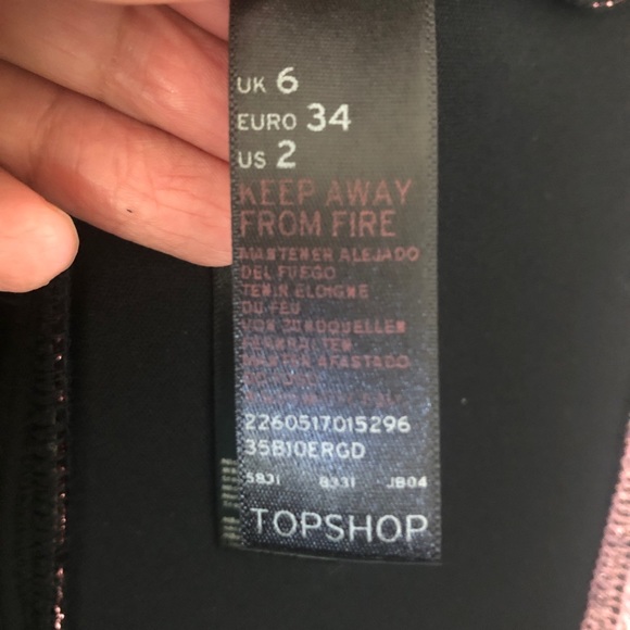 GIANNI BINI METALLIC DRESS - Picture 9 of 10